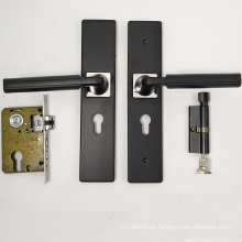 European Door Lock Household Simplicity Solid Wood Door Handle GO-SH5